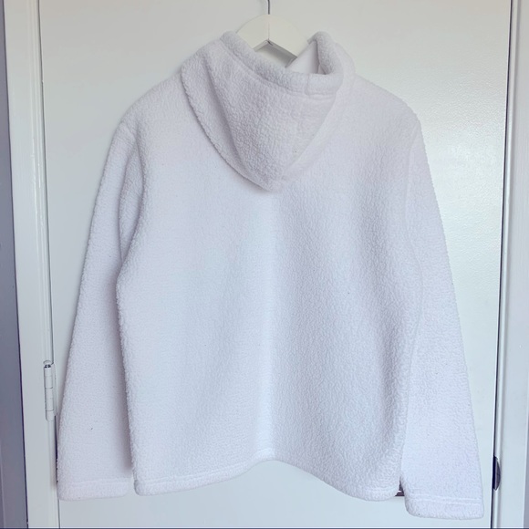 Fila Hoodie. Ultra-soft fleece. White. L - Picture 5 of 6